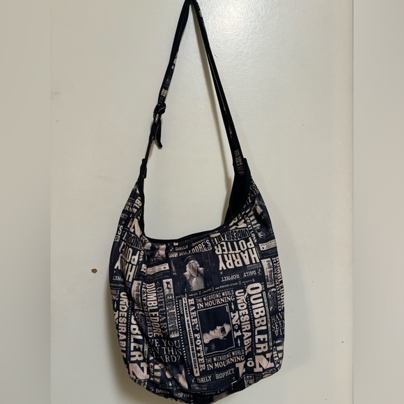 Hot Topic Handbags - Hot Topic Black and White Newspaper Print Tote